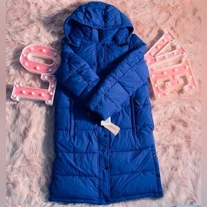 Macy's Kids Blue Puffer Jacket